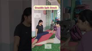 Straddle Split stretch #fitness #yoga#motivation #sports #seniorhealth #youtubeshorts #stretching