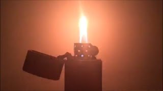 Igniting Zippo