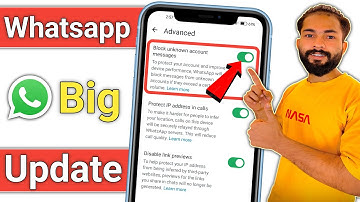 WhatsApp New Update 😱 | Block Unknown Account Message In WhatsApp | Block unknown account message