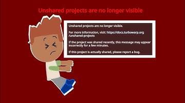 Unshared Projects are No Longer Visible