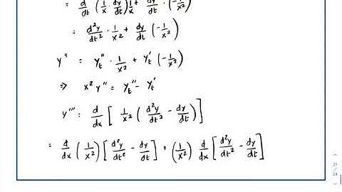 Cauchy-Euler Equations (Part-II)