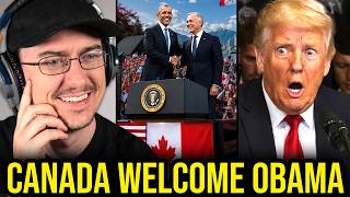 MAGA & TRUMP FREAK OUT As OBAMA Gets MASSIVE HERO WELCOME In CANADA