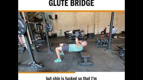 1 Arm DB Bench Press w/ Glute Bridge