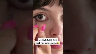 Detaylı Kore Göz Makyajı