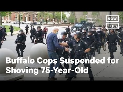 Graphic Video Shows Buffalo Police Officers Shoving 75-Year-Old Man | NowThis