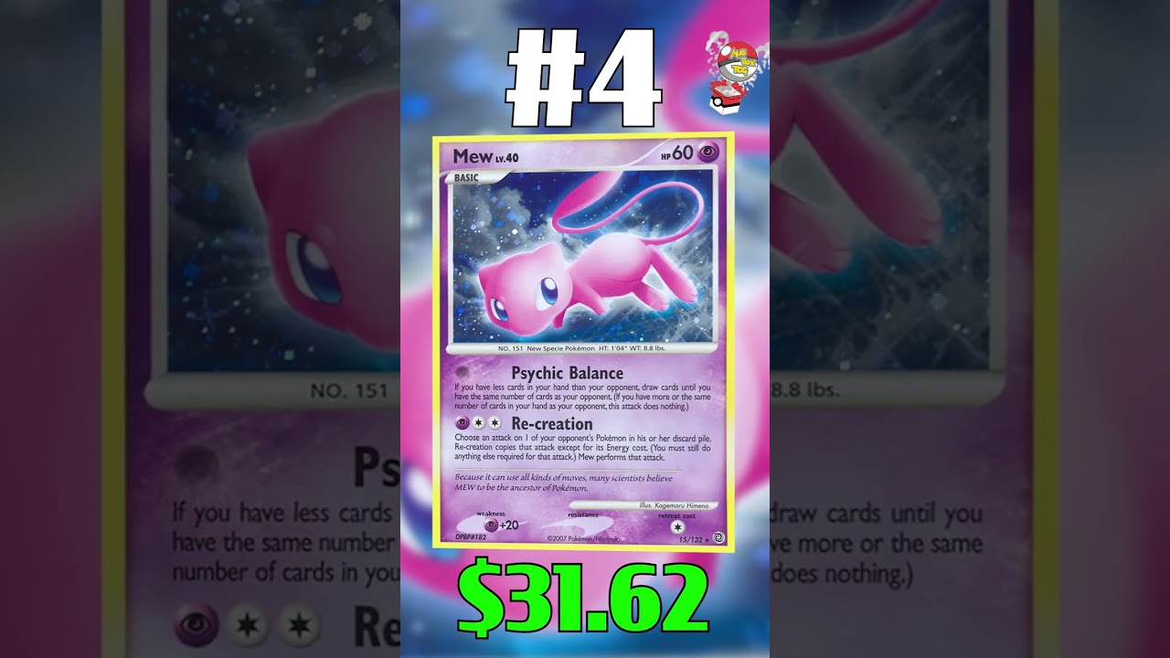 Top 10 Most Expensive Pokémon Cards From Diamond & Pearl Secret Wonder! 