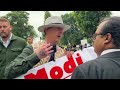 Modi supporter caught snooping on protesters at white house