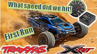 Traxxas XRT its first run - how fast does it really go