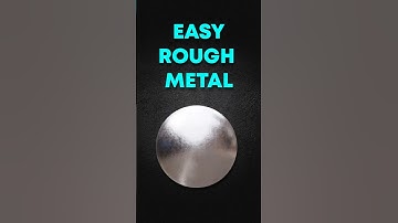 How to make a rough metal material in #blender3d #creativeblender #tutorial #blender #3dart #texture