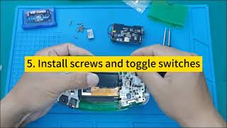 COOERQI GBA IPS LCD SCREEN Shell battery Charging Kit Installation Guide  Game Boy GameBoy Advance