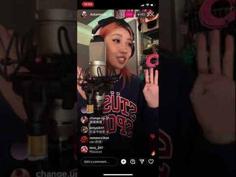 230205 Karencici 林愷倫 - @itskarencici Instagram Live singing Justin Bieber - Love Yourself