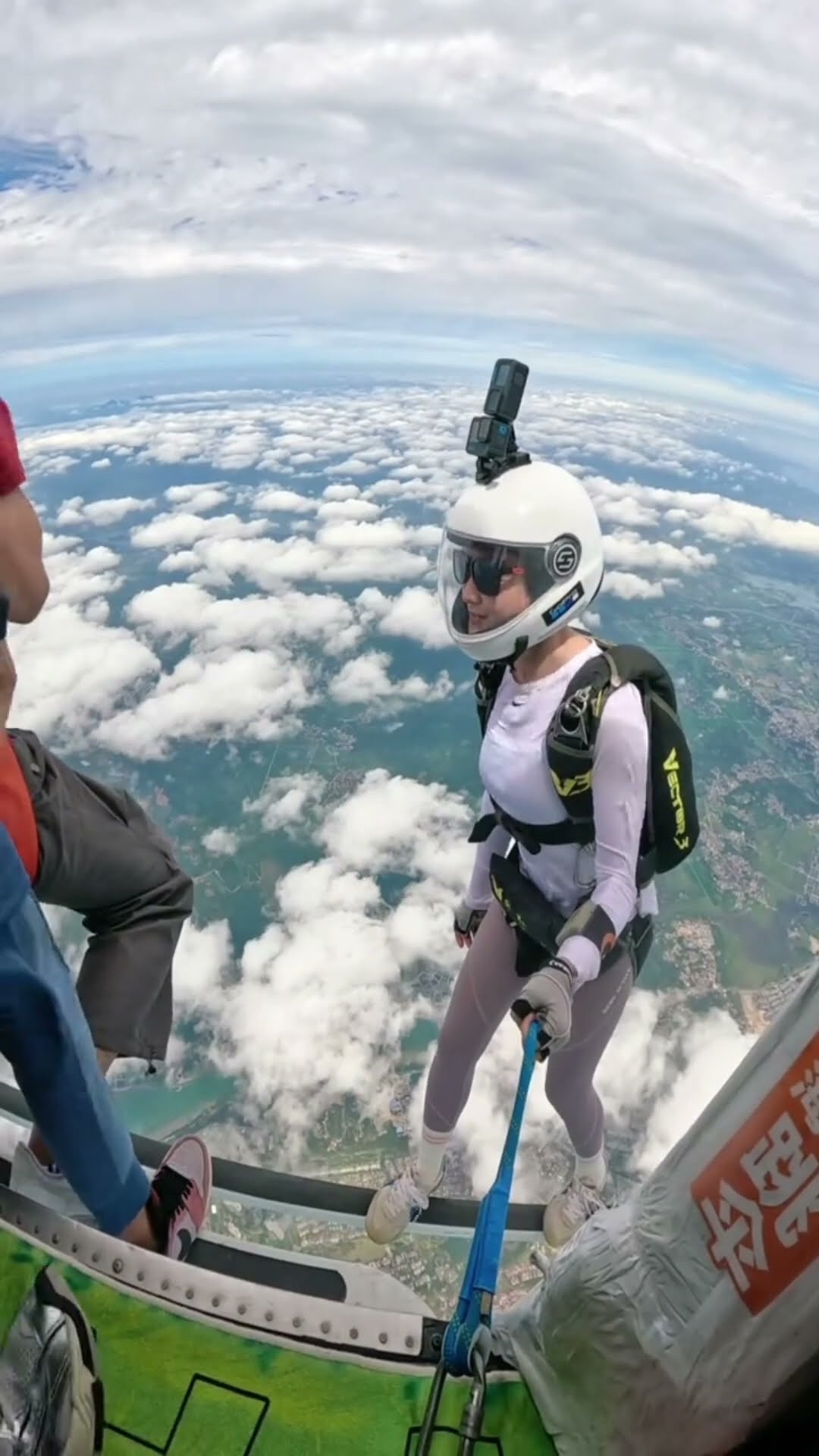 Keep the love and go to the mountains and seas #jump #skydiving Love goes to the mountains and seas