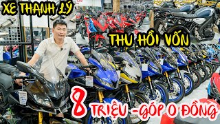 THANH LÝ MOTOR MỚI VỀ CBR150 CB150R XSR 155 R15V3 GSX 150 SỐC 8 TRIỆU XE MÁY GIÁ RẺ