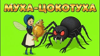 картинка: 🐝✨ Муха-Цокотуха ✨🕷️ Мультфильм-сказка для детей