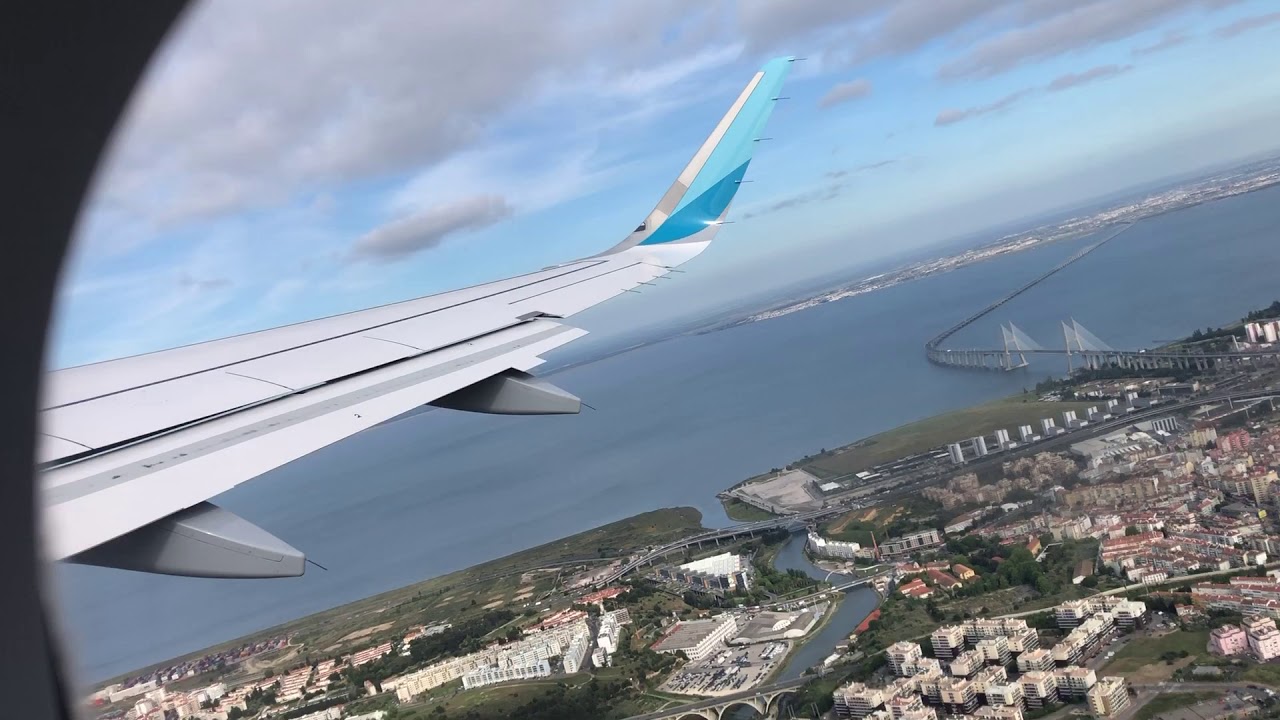 Start Eurowings Flug Von Lissabon Nach Dusseldorf Youtube