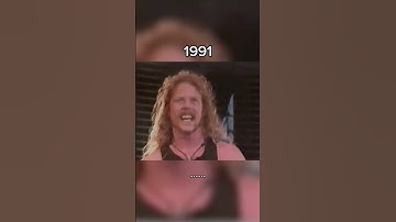 Evolution of seek and destroy LIVE #metallica