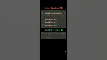 Junior vs senior developer| #shorts #viralvideo #codingmotivaion #codingtricks #coding