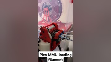 PICO MMU automatic filament loading on voron v0 #klipper  #3dprinting #3dprinted