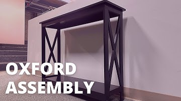 Convenience Concepts Oxford Console Table with Shelf Assembly | Homfa  Console Table Furchen 2 tier