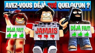 J'AI DÉJÀ / JE N'AI JAMAIS sur ROBLOX (Never have I ever!)