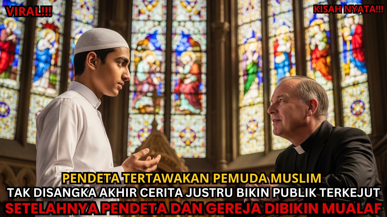 VIRAL‼️PENDETA TERTAWAKAN PEMUDA MUSLIM TAPI SETELAHNYA PENDETA DAN GEREJA DIBIKIN MUALAF