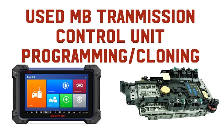 Mercedes TCU Transmission Control Unit Swap, Renew, and Programming With Autel IM608