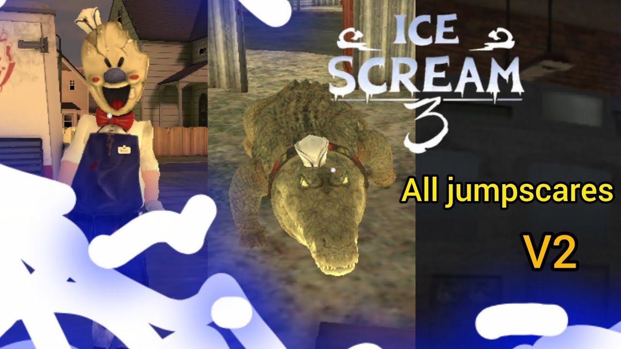 Ice scream 3 all jumpscares v2 