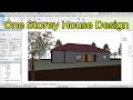 How to make 3D architectural drawings: Revit beginners tutorials – One storey building – Pt. 2