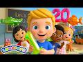 Count 1 to 20 with ANIMAL BALLOONS 🎈🦁 Counting Numbers Song | LunaPops Learning Songs For Kids