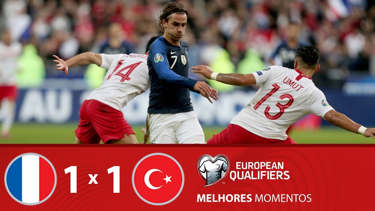 FRANÇA 1 X 1 TURQUIA – Melhores Momentos – Eliminatórias da Euro (14/10/19)