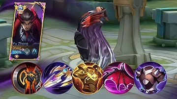 BEST COUNTER ITEM BUILD FOR HEALING META! | YU ZHONG TUTORIAL - MLBB