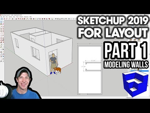 Sketchup 2019 For Layout Part 1 Floor Plan And Walls