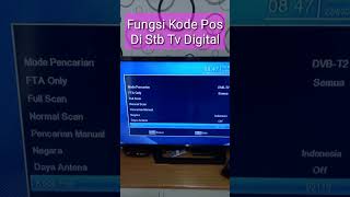 Fungsi Kode Pos di Set top box screenshot 3