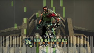 Bionic Commando - Piano Theme (Piano, Game Video)