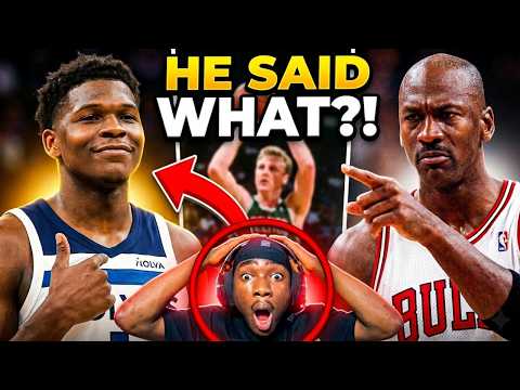Larry Bird was UNSKILLED?!" 💀 MJ Responds to Anthony Edwards... (Reaction)