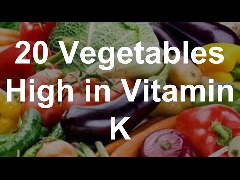 20 Vegetables High in Vitamin K - YouTube