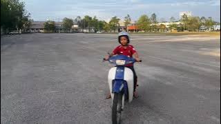 First time bawa motor nak langgar adik