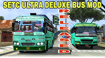 REALISTIC  GREEN SETC BUS MOD RELEASED BUSSID|ETS 2LEVEL MOD|BUS SIMULATOR INDONESIA 4.3.2
