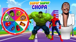 wrong heads top superheroes | hulk vs spiderman 🕸  | poppy playtime vs skibidi 🚽 | huggy wuggy