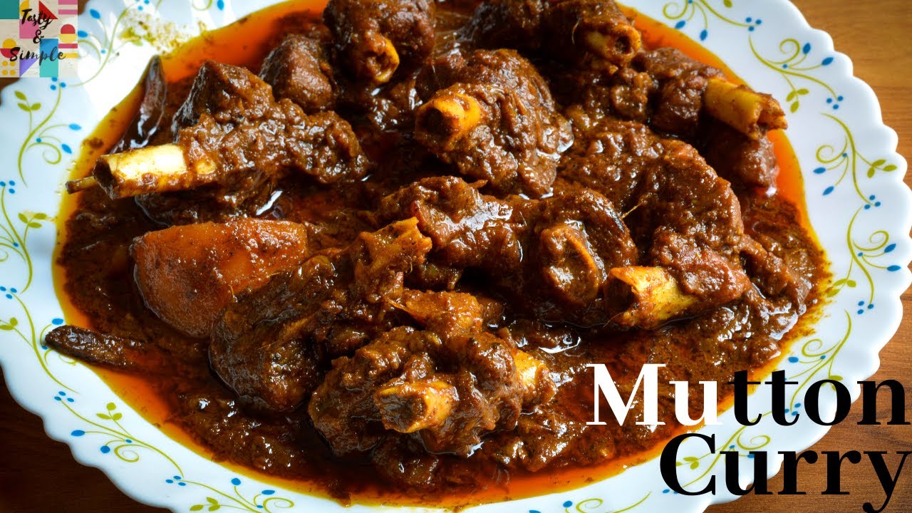 Mutton Curry Recipe Bengali Style Slow Cooked Mutton Curry Tasty