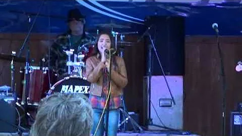 Amya Rodriguez 11 year old sings at  Haley Johanns...
