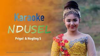 Prigel  ft  Nogling S - Ndusel - Karaoke Music | Dangdut ( Music Video)