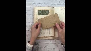 Vintage Handmade Junk Journal (sold) Thank You - YouTube