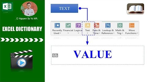 Sử dụng hàm VALUE như thế nào cho đúng???