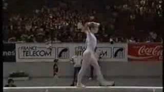 Kim Zmeskal - 1992 Worlds Finals - Balance Beam