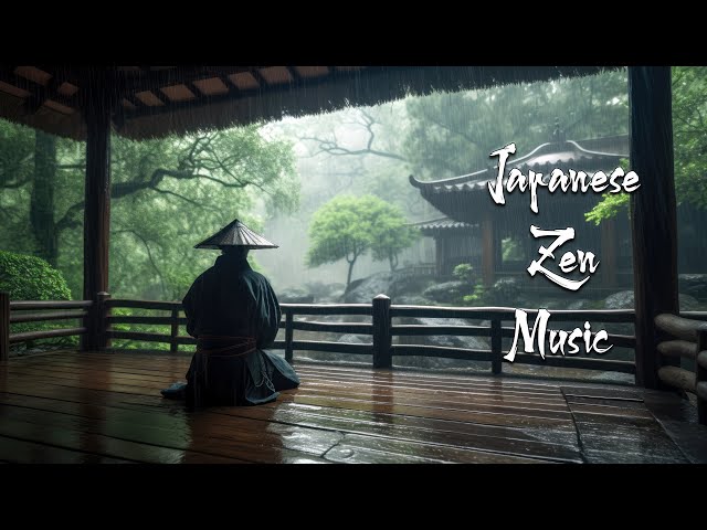 Finding Calm in the Rain - Japanese Zen Music For Soothing, Meditation, Healing class=