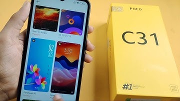 How do I set my Poco C31 default theme?