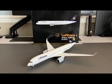 航空機・ヘリコプター Gemini200 1/200 A350-900 B747-400 A380 Airbus A350-900 Commercial Aircraft with Flaps Down 