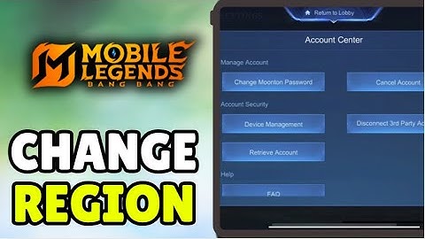 How To Change Region In Mobile Legends (2025) - Full Tutorial