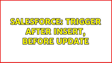 Salesforce: Trigger after insert, before update (2 Solutions!!)